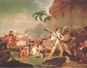 George Carter Death of Captain James Cook painting